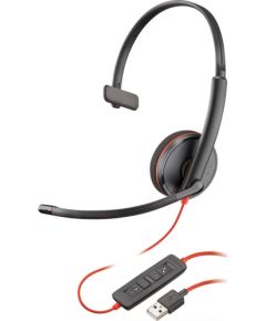 Plantronics Austiņas ar mikrofonu Poly Blackwire C3210  (209744-104)