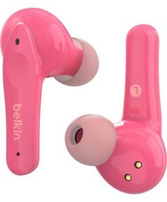 Bezvadu austiņas Belkin Soundshape Nano pink TWS