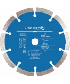 Dimanta griešanas disks Hogert HT6D746; 230 mm