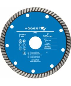 Dimanta griešanas disks Hogert HT6D712; 125 mm