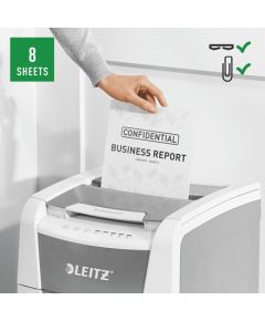 Leitz IQ Autofeed Small Office 100 Automatic Paper Shredder P4