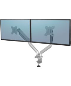 Fellowes Ergonomics arm for 2 monitors - Platinum series, silver