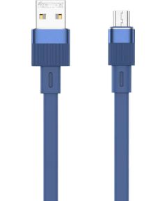 Cable USB-micro USB Remax Flushing, RC-C001, 1m, (blue)