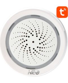 Smart Alarm Siren WiFi NEO NAS-AB02WT with Humidity Temperature Sensor TUYA