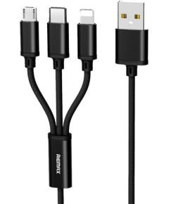 Cable USB 3in1 Remax Gition, 1,15m (black)