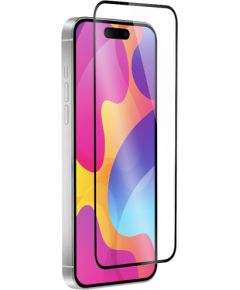 Fusion 5D glass aizsargstikls pilnam ekrānam Apple iPhone 15 melns