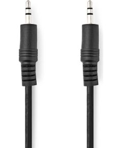 Nedis Stereo Audio Cable 3.5 mm Male - 3.5 mm Male 5.0 m Black