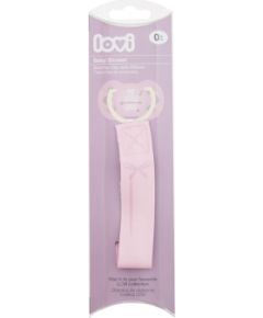 Lovi Baby Shower / Soother Clip With Ribbon 2pc Girl