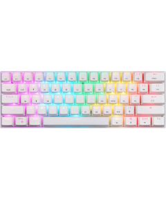 Wireless Mechanical keyboard Motospeed SK62 White (red switch)