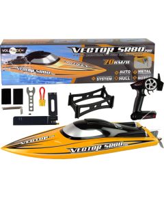 Import Leantoys Łódź Motorboat R/C Brushless ARTR SR 80 PRO 74 km/h Yellow