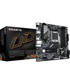 Mainboard GIGABYTE AMD B650 SAM5 Micro-ATX Memory DDR5 Memory slots 4 1xPCI-Express 3.0 1x 1xPCI-Express 4.0 16x 2xM.2 1xHDMI 2xDisplayPort 2xUSB 2.0 3xUSB 3.2 1xUSB-C 1xPS/2 1xRJ45 3xAudio port B650MD3HP