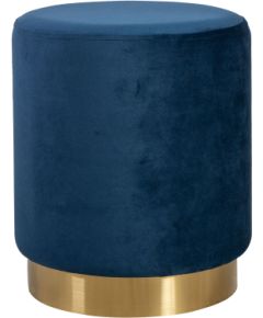 Пуф LA PERLA D35xH42см, материал покрытия: бархатная ткань, цвет: синий