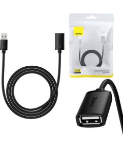 USB 2.0 Extension cable Baseus male to female, AirJoy Series, 1.5m (black)