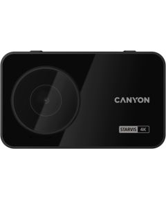 Canyon DVR40GPS, 3.0'' IPS(640x360), touchscreen, UHD 4K 3840x2160@30fps, WQHD 2.5K 2560x1440@60fps, NTK96670, 8 MP CMOS Sony Starvis IMX415 image sensor, 8 MP cam, 140° Viewing Angle, Wi-Fi, GPS, Video camera database, USB-C,