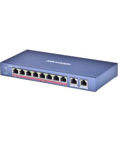 Hikvision Digital Technology DS-3E0310HP-E network switch Unmanaged Fast Ethernet (10/100) Power over Ethernet (PoE) Blue