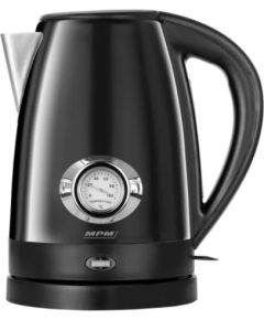 MPM Cordless kettle MCZ-108/C black 1,7 L