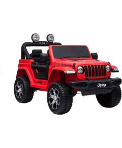 Lean Cars Electric Ride On Car Jeep Rubicon 4x4 Red