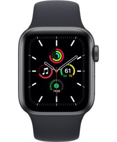 Apple Watch Series SE 40mm Aluminium GPS - Space Gray (Atjaunināts, stāvoklis labi)