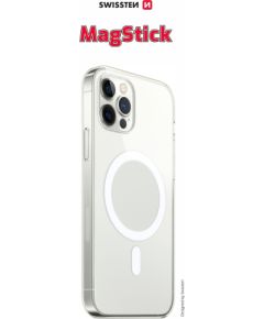 Swissten Clear Jelly MagStick Back Cace Aizsargapvalks Priekš Apple iPhone 15 Pro Max