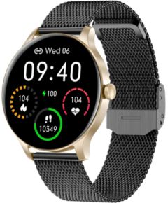Garett Smartwatch Garett Classy gold-black steel Viedpulkstenis IPS / Bluetooth / IP68