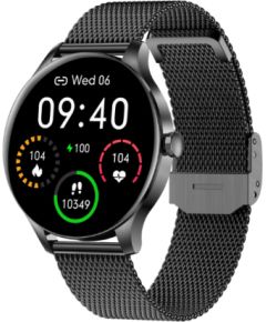 Garett Smartwatch Garett Classy black steel  Viedpulkstenis IPS / Bluetooth / IP68
