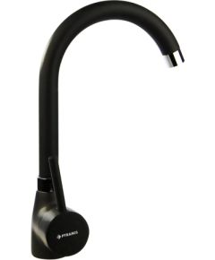 PYRAMIS 090918501 kitchen faucet Black