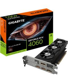 Graphics Card GIGABYTE NVIDIA GeForce RTX 4080 8 GB GDDR6 128 bit PCIE 4.0 16x GPU 2475 MHz 2xHDMI 2xDisplayPort GV-N4060OC-8GL