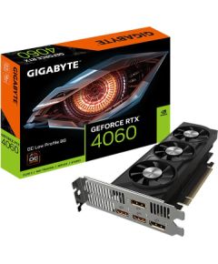 Graphics Card GIGABYTE NVIDIA GeForce RTX 4060 8 GB GDDR6 128 bit PCIE 4.0 16x GPU 2475 MHz 2xHDMI 2xDisplayPort GV-N4060OC-8GL