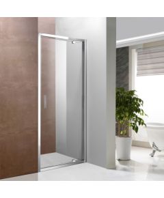 Dušas durvis Vento Napoli 80x195 stikls 6mm Easy Clean