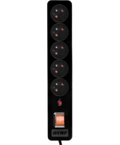 Hsk Data ACAR X5 power extension 5 m 5 AC outlet(s) Indoor Black