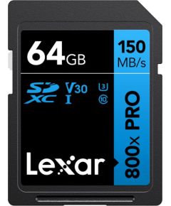 MEMORY SDXC 64GB UHS-I/LSD0800P064G-BNNNG LEXAR