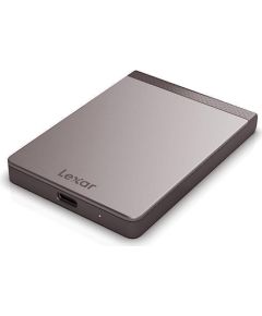 External SSD LEXAR SL200 512GB USB-C Write speed 400 MBytes/sec Read speed 550 MBytes/sec LSL200X512G-RNNNG