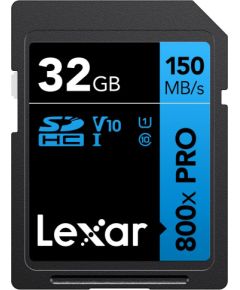 MEMORY SDHC 32GB UHS-I/LSD0800P032G-BNNNG LEXAR