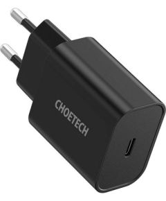 Mains charger Choetech Q5004 EU USB-C, 20W (black)