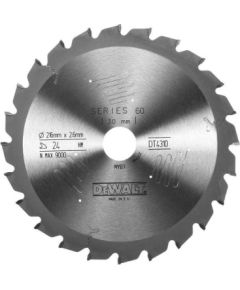 Griešanas disks kokam DeWalt; 216x2,6x30,0 mm; Z24; -5°