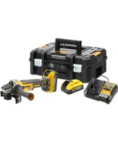 Leņķa slīpmašīna DeWalt DCG409H2T-QW; 18 V; 2x5,0 Ah akum.