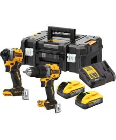 Instrumentu komplekts DeWalt DCK2050H2T-QW (DCD805 + DCF850); 18 V; 2x5,0 Ah akum.