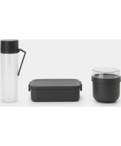 BRABANTIA Make & Take brokastu un  pusdienu  komplekts, dark grey - 206740