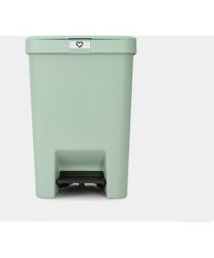 BRABANTIA atkritumu tvertne ar pedāli StepUp,25 l, Jade Green - 800283