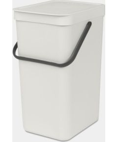 BRABANTIA aktritumu tvertne Sort & Go, 16L, Light Grey - 213465