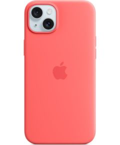 Apple iPhone 15 Plus Silicone Case with MagSafe Guava