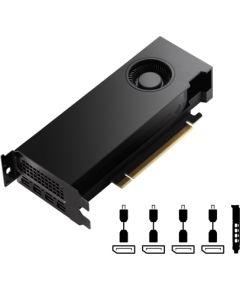 Pny Technologies PNY VCNRTXA4000ADALP-SB NVIDIA RTX A4000 ADA 20GB GDDR6 4X DISPLAYPORT PCI EXPRESS 4.0 LP - ATX BRACKET SMALL BOX