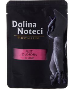 Dolina Noteci Premium salmon fillet with sauce - wet cat food - 85 g