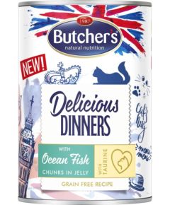 BUTCHER'S Delicious dinners Ocean Fish Chunks in jelly - wet cat food - 400 g