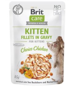 BRIT Care Cat Kitten Choice Pouch - wet cat food - 85 g