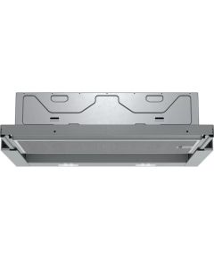 Siemens iQ100 LI64LA521 cooker hood Semi built-in (pull out) Metallic, Silver 389 m³/h B