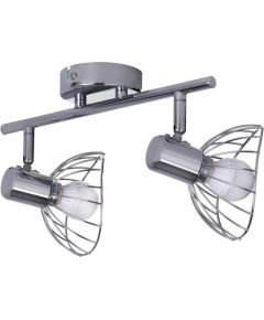 Activejet GIZEL double ceiling wall light strip chrome E14 wall lamp for living room