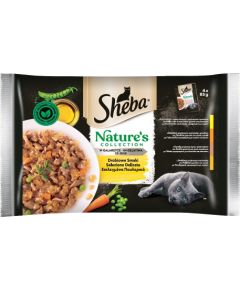 SHEBA sachets in sauce Nature's Collection poultry - wet cat food - 4x85g