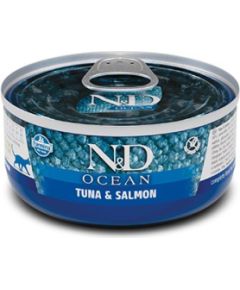 FARMINA N&D CAT OCEAN TUNA AND SALMON 70g