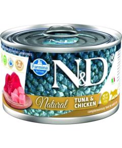 FARMINA N&D Cat Natural Tuna&Chicken- wet cat food - 140 g